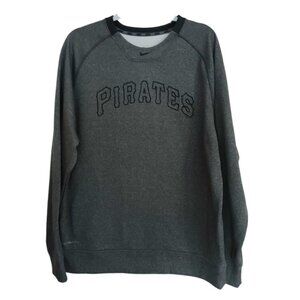Nike Pittsburg Pirates Sweatshirt Men's LARGE Gray Crew Neck MLB